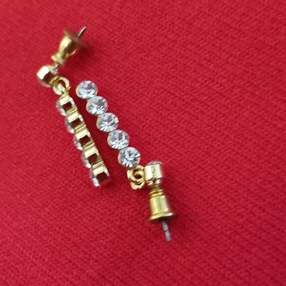 Rhinestone Earrings - Picture 5 of 5